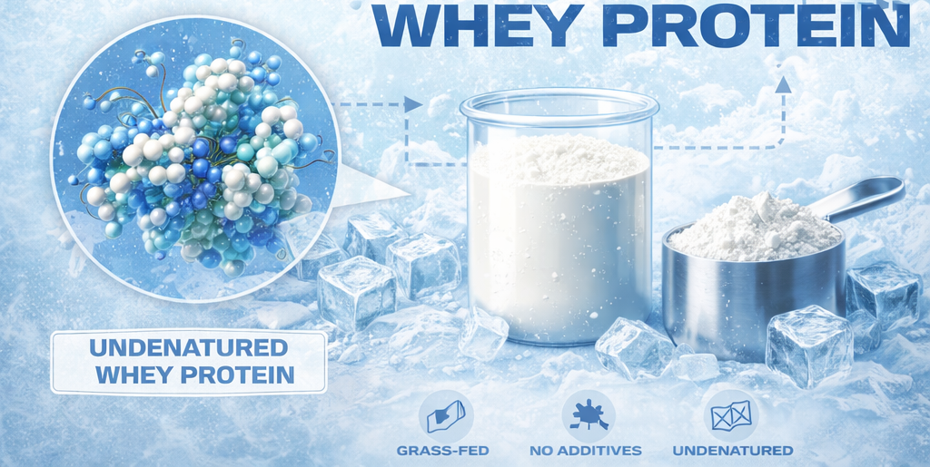Cold processed whey